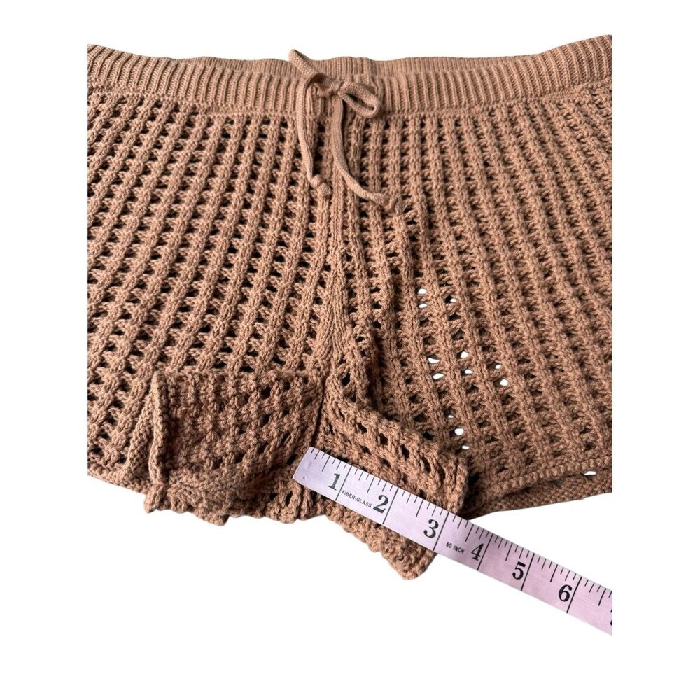 Wild Fable Crochet Crop Top & Shorts Swimsuit Cover-up Set Size M - Picture 9 of 9